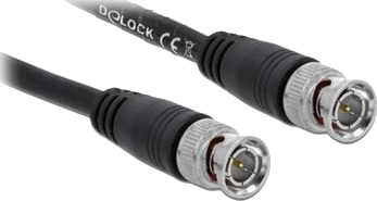Delock Videokabel Bnc Hann Til Bnc Hann 2 M Koaksial Svart
