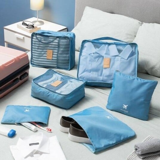 Innovagoods Organisatorbagsett For Koffert Luggan Innovagoods 6 Deler