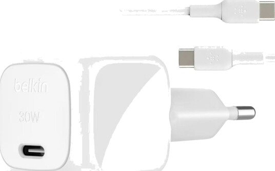 Belkin BoostCharge 30W Lader USB-C Belkin BoostCharge 30W Lader USB-C