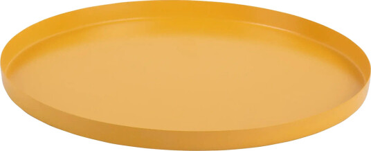 present time Tray Servir Round Extra Small - Yellow - Ø 25 CM