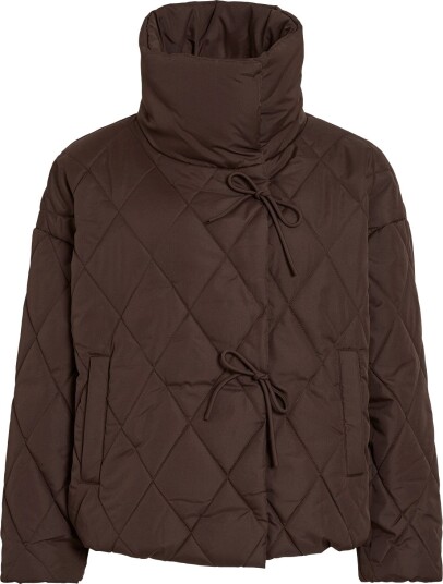 Vila Vibumble L/S Puffer Jacket/1 Brown 42