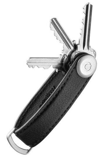 Orbitkey Cactus Leather Key Organiser -Avainlenkki, Musta