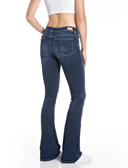 Replay Joella Trousers Flare Regular Waist Blue 24 x 32 Replay Joella Trousers Flare Regular Waist Blue 24 x 32