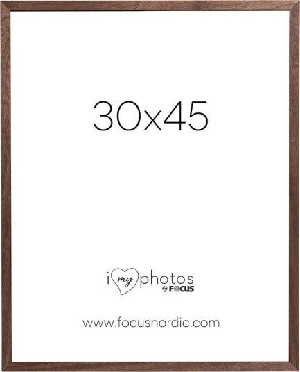 Focus Group Fotoramme Focus Soul Valnøtt Kryssfiner 30X45