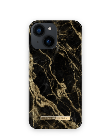 IDEAL OF SWEDEN Mobildeksel for iPhone 13 Mini Golden Smoke Marble