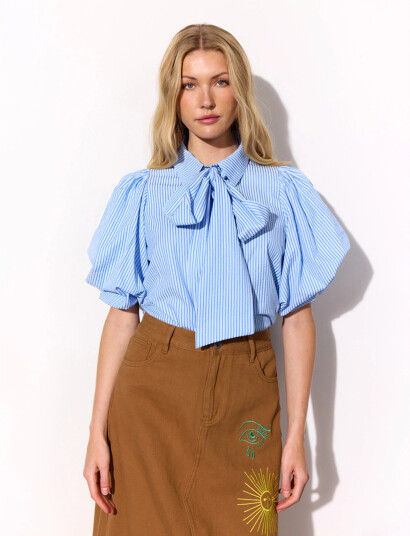 Hunkøn Gudrun Shirt Blue XXL