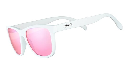 Goodr Sunglasses Au Revoir, Gopher White OneSize