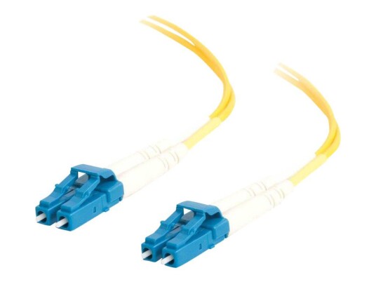 C2G LC-LC 9/125 OS1 Duplex Singlemode PVC Fiber Optic Cable (LSZH) - koblingskabel - 10 m - gul