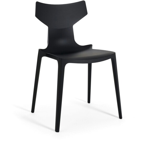 Kartell Re Chair Stol by Illy Matt Svart Kartell Re Chair Stol by Illy Matt Svart