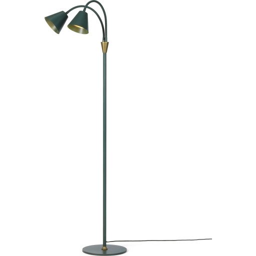 Hygge Gulvlampe 2xGU10 H135cm, mørkegrønn Hygge Gulvlampe 2xGU10 H135cm, mørkegrønn