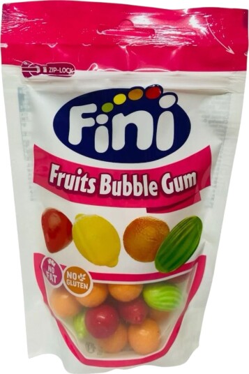 Fini Fruit Salad Gum Fruktformet Tyggegummi 165 gram
