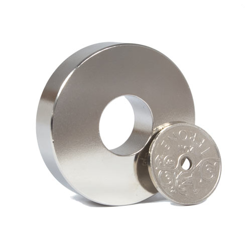 SuperMagneter Kraftig Ring Magnet Ø 41/15 Mm X 10 Mm   Holdekraft 30 Kg