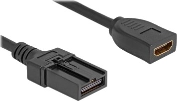 Delock High Speed Hdmi Kabel Hdmi Hunn Til Hdmi Type E Automotive Hann Låsing 3 M Dobbeltisolert Svart Støtte For 4K 60 Hz 3840 X 2160 Delock High Speed Hdmi Kabel Hdmi Hunn Til Hdmi Type E Automotive Hann Låsing 3 M Dobbeltisolert Svart Støtte For 4K 60 Hz 3840 X 2160