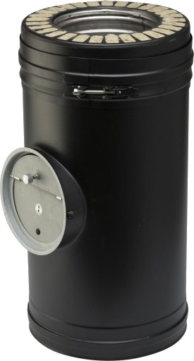 150 mm Metalbestos tre 500 mm lengde med trekkstabilisator 150mm x 500mm
