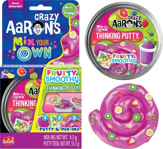 Crazy Aarons Thinking Putty Slim 60 g, Fruity Smoothy Crazy Aarons Thinking Putty Slim 60 g, Fruity Smoothy