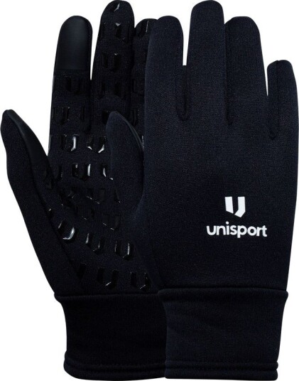 Unisport Spillerhansker Warm - Svart Barn, størrelse Kids Medium