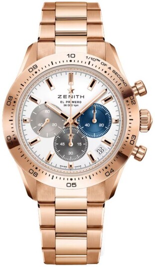 Zenith Herreklokke 18.3101.3600 69.M3100 Chronomaster Sport Hvit/18