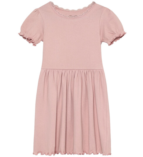 Huttelihut Kjole Rib Pale Mauve Huttelihut 2 år 92 Kjole Rosa Huttelihut Kjole Rib Pale Mauve Huttelihut 2 år 92 Kjole Rosa
