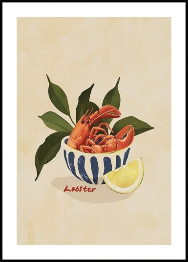 Lobster Delight Plakat / 100x150cm