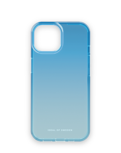 iPhone 15 iDeal Of Sweden Clear Deksel - Light Blue