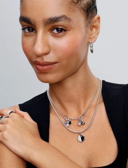 Pandora Sterling Silver Link Necklace   Silver   45 CM