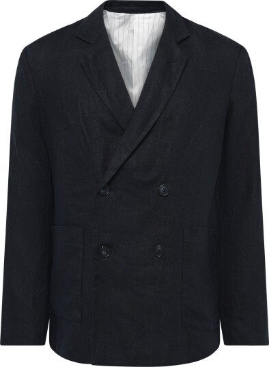 Casual Friday Cfedlund 0272 Linen Blazer Navy 56