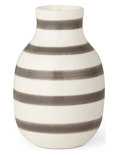 Kähler Omaggio Vase H12.5 Cm Varm Grå - Grey - H12.5CM Kähler Omaggio Vase H12.5 Cm Varm Grå - Grey - H12.5CM