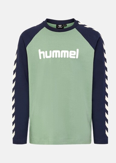 Hummel Hmlboys T-Shirt L/S Hedge Green 176 T-Shirts