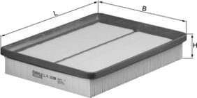 Luftfilter KNECHT LX 1039 Luftfilter KNECHT LX 1039