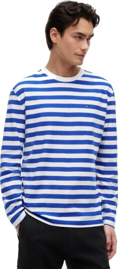 Tommy Jeans Tjm Reg Ess Stripe Ls Tee Blue XXL Tommy Jeans Tjm Reg Ess Stripe Ls Tee Blue XXL