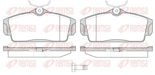 Bremseklosser REMSA 0704.10