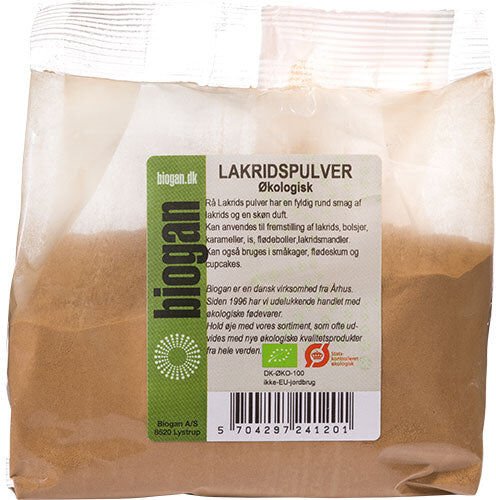 Biogan Lakrispulver Øko Biogan Lakrispulver Øko