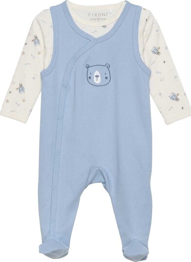 Blå Body Ls W.romper Multi/patterned 56 Blå Body Ls W.romper Multi/patterned 56