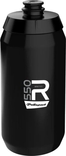 Polisport R550 Drikkeflaske - 550ml 53g BPA-fri Polypropylen - Svart