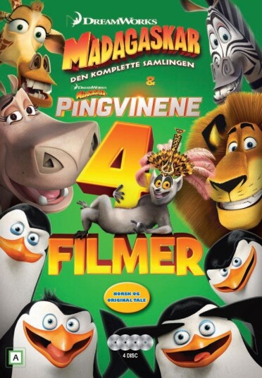 Madagaskar  Den Komplette Samlingen DVD