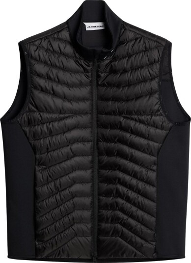 J. Lindeberg Heyden Quilt Hybrid Vest Black L