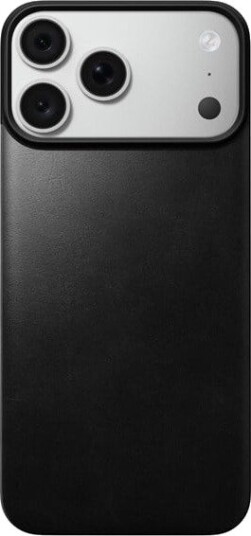 Nomad Magnetic Leather Back - black (Horween) - Magsafe - iPhone 18 Pro Max/17 Pro Max