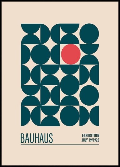 Geometric Harmony Poster Plakat / 70x100cm