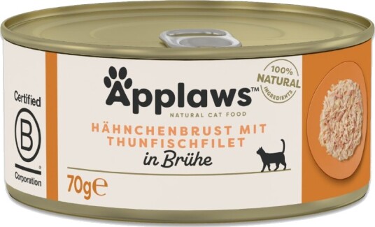 Applaws I Buljong Kyllingbryst Med Tunfisk 6 X 70 G