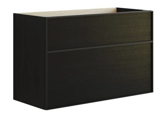 Dansani Inzo Alu-ramme Svart Servantskap med Ekstra Stor Underskuff eik / 100cm DA-M15-8050