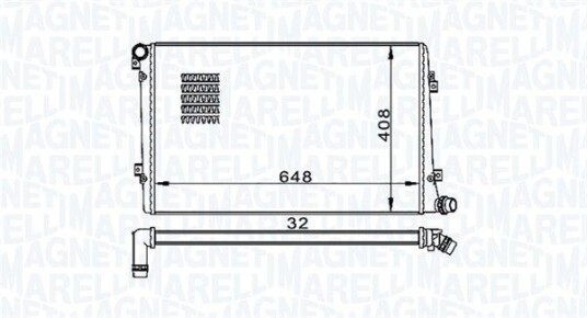 Radiator MAGNETI MARELLI 350213157300