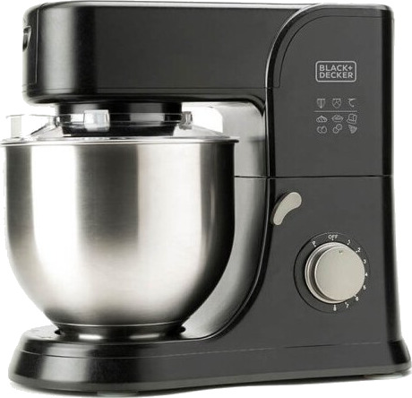 BLACK+DECKER Stand Mixer 1000W Black BLACK+DECKER Stand Mixer 1000W Black