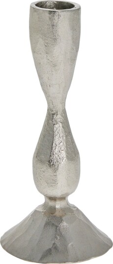 Lene Bjerre Ingrid Candlestick 4X4X8.5 Cm. Silver SILVER 4X 8.5X 4 cm