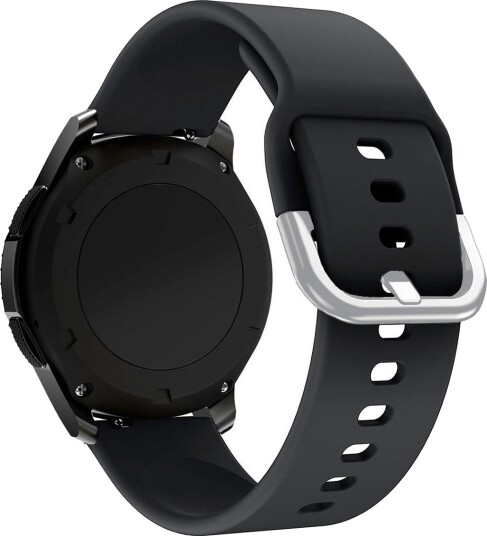 Hurtel Silikon Universell Smartklokkereim 22mm Svart