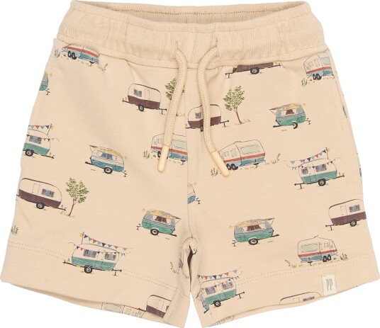 Petit Piao Shorts PpEvered Doeskin Camper AOP Petit Piao 6 år 116 Shorts Beige