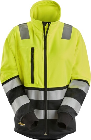 Sweatjakke Snickers dame kl. 2 8073 6604 S / Gul