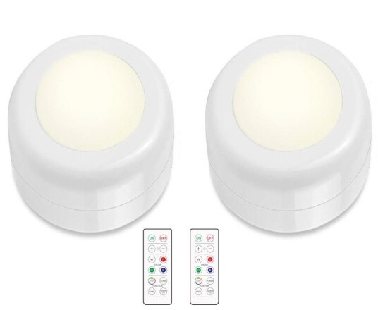 INF LED spotlights 1 stk med 1 fjernkontroll 2-pack INF LED spotlights 1 stk med 1 fjernkontroll 2-pack