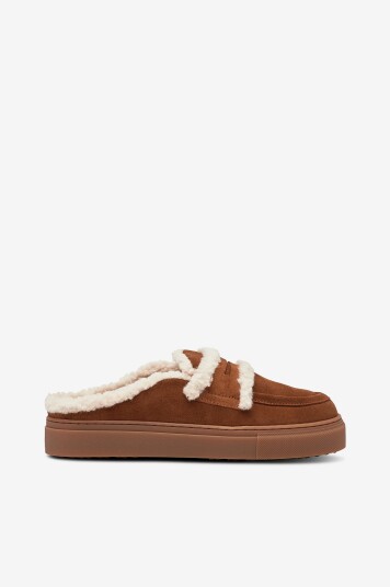 Inuikii Tøfler Mule Wool Brun