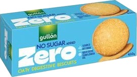 Gullón Gullon Gullon ZERO Oaty Digestive Biscuits uten tilsatt sukker 410 g. Gullón Gullon Gullon ZERO Oaty Digestive Biscuits uten tilsatt sukker 410 g.