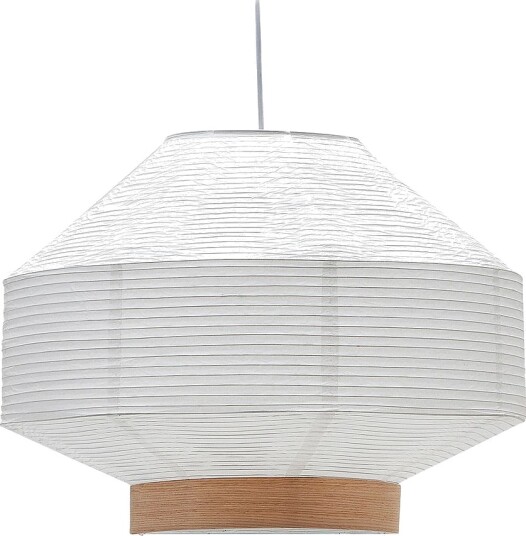 Kave Home Lampeskjerm Hila diameter 55 cm Hvit Takpendler